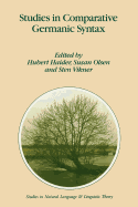 Studies in Comparative Germanic Syntax