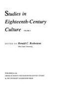 Studies in Eighteenth-Century Culture