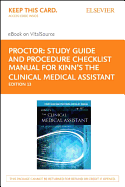Study Guide and Procedure Checklist Manual for Kinn's the Clinical Medical Assistant: An Applied Learning Approach