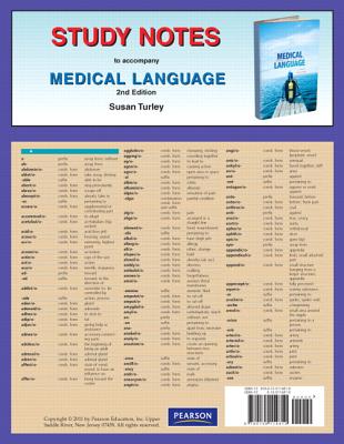Study Notes for Medical Language - Turley, Susan M