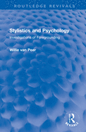 Stylistics and Psychology: Investigations of Foregrounding