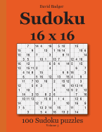Sudoku 16 X 16: 100 Sudoku Puzzles Volume 3