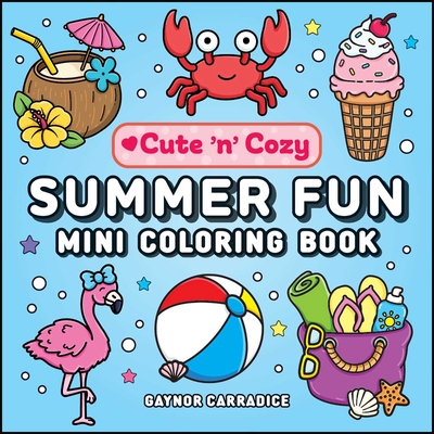 Summer Fun Mini Coloring Book - 