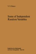 Sums of Independent Random Variables