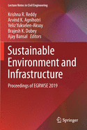 Sustainable Environment and Infrastructure: Proceedings of Egrwse 2019