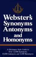 Synonyms, Antonyms,& Homonyms