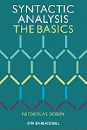 Syntactic Analysis: The Basics