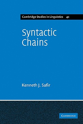 Syntactic Chains - Safir, Kenneth J.