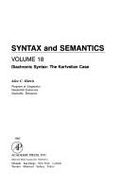 Syntax and Semantics - Harris, Alice C.