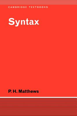 Syntax - Matthews, P H