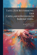 Tafel Zur Bestimmung Der Capillardepression in Barometern...