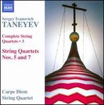 Taneyev: Complete String Quartets, Vol. 3