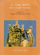T'Ang Poets: Index to the English Translations