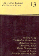 Tanner Lecture on Human Values
