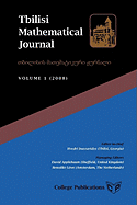 Tbilisi Mathematical Journal. Volume 1 (2008)