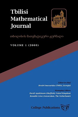 Tbilisi Mathematical Journal. Volume 1 (2008) - Inassaridze, Hvedri (Editor)