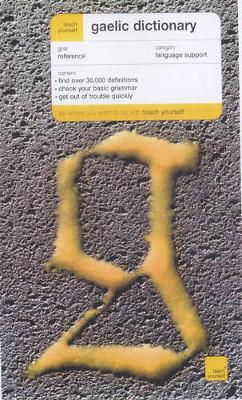 Teach Yourself Gaelic Dictionary - Robertson, Boyd