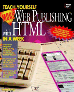 Teach Yourself More Web Publishing in HTML in a Week - Lemay, Laura