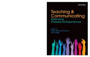 Teaching & Communicating: Rethinking Professional Experiences