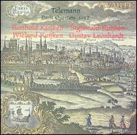 Telemann: Paris Quartets 1-12 - Barthold Kuijken (flute); Gustav Leonhardt (harpsichord); Sigiswald Kuijken (violin); Wieland Kuijken (viola da gamba)