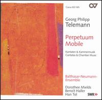 Telemann: Perpetuum Mobile - Balthasar-Neumann-Ensemble; Beno�t Haller (tenor); Dorothee Mields (soprano); Han Tol (recorder)