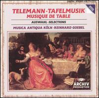 Telemann: Tafelmusik (Selections) - Musica Antiqua K�ln
