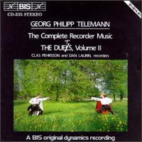 Telemann: The Complete Recorder Music, Vol. 2 - The Duets - Clas Pehrsson (recorder); Dan Laurin (recorder)