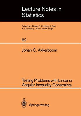 Testing Problems with Linear or Angular Inequality Constraints - Akkerboom, Johan C