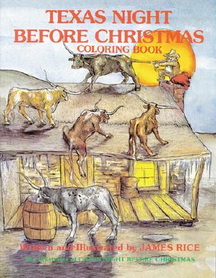 Texas Night Before Christmas Coloring Bo - 