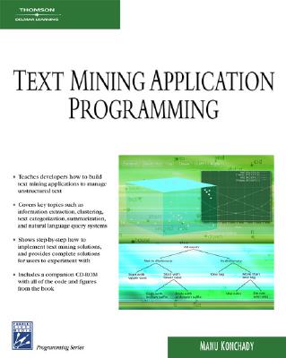 Text Mining Application Programming - Konchady, Manu