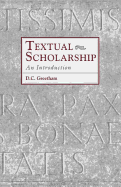 Textual Scholarship: An Introduction