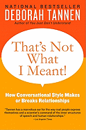 That's Not What I Meant!: How Conversational Style Makes or Breaks Relationships