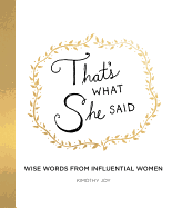 That's What She Said