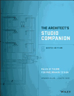 The Architect's Studio Companion: Rules of Thumb for Preliminary Design