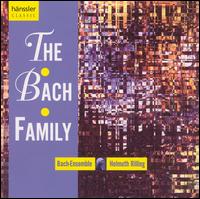 The Bach Family - Adalbert Kraus (tenor); Aldo Baldin (tenor); Arleen Aug�r (soprano); Arthur Janzen (tenor); Cordula Pfalzgraf (viola da gamba); Elisabeth Maranca (organ); Erika Schmidt-Valentin (alto); Eva Wei� (viola da gamba); Friedemann Schulz (cello)