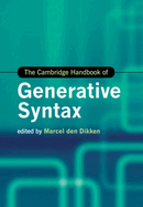 The Cambridge Handbook of Generative Syntax