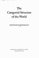 The Categorial Structure of the World