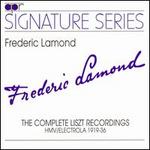 The Complete Liszt Recordings, HMV/Electrola 1919-36