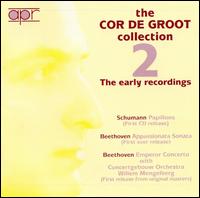 The Cor De Groot Collection 2: The Early Recordings - Cor De Groot (piano); Royal Concertgebouw Orchestra; Willem Mengelberg (conductor)