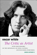 The Critic as Artist