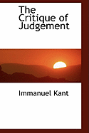 The Critique of Judgement