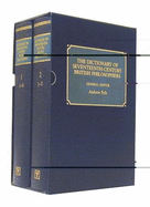 The Dictionary of Seventeenth-Century British Philosophers