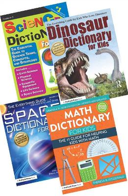 The Everything Guides for Kids - Math, Science, Space and Dinosaur Dictionary Book Bundle - Fitzgerald, Theresa R, and Westphal, Laurie E, and Anderson, Amy