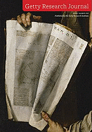 The Getty Research Journal, Number 1
