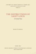 The Instructions of Saint Louis: A Critical Text