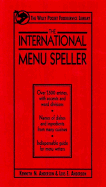 The International Menu Speller
