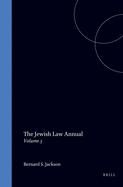 The Jewish Law Annual Volume 5