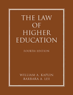The Law of Higher Education
