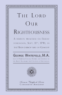 The Lord Our Righteousness
