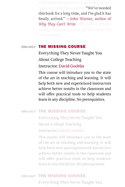 The Missing Course: Everything They Never Taught You about College Teaching